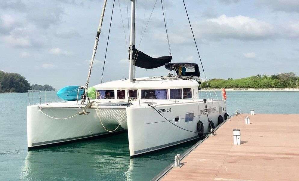 Image of  White Sails Yacht Sunrise 